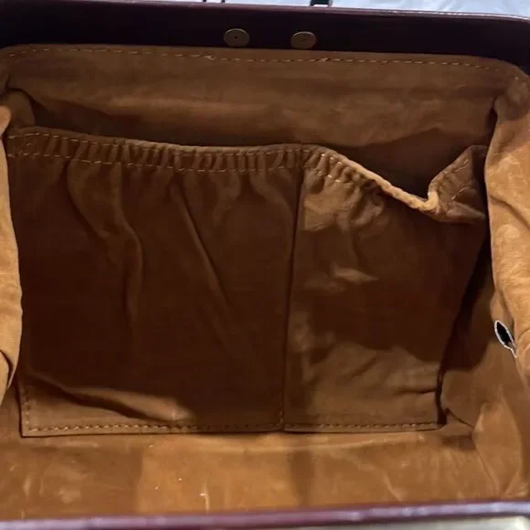 PATRICIA Nash Winter Bloom Gracchi Leather Satchel - Picture 12 of 16